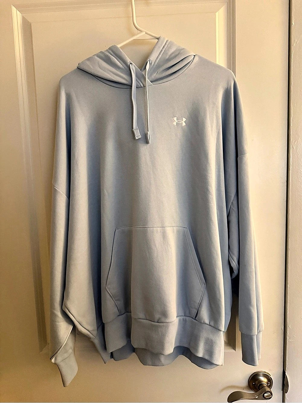Under Armour Rival Fleece OS Hoodie Blue Size Large NWT